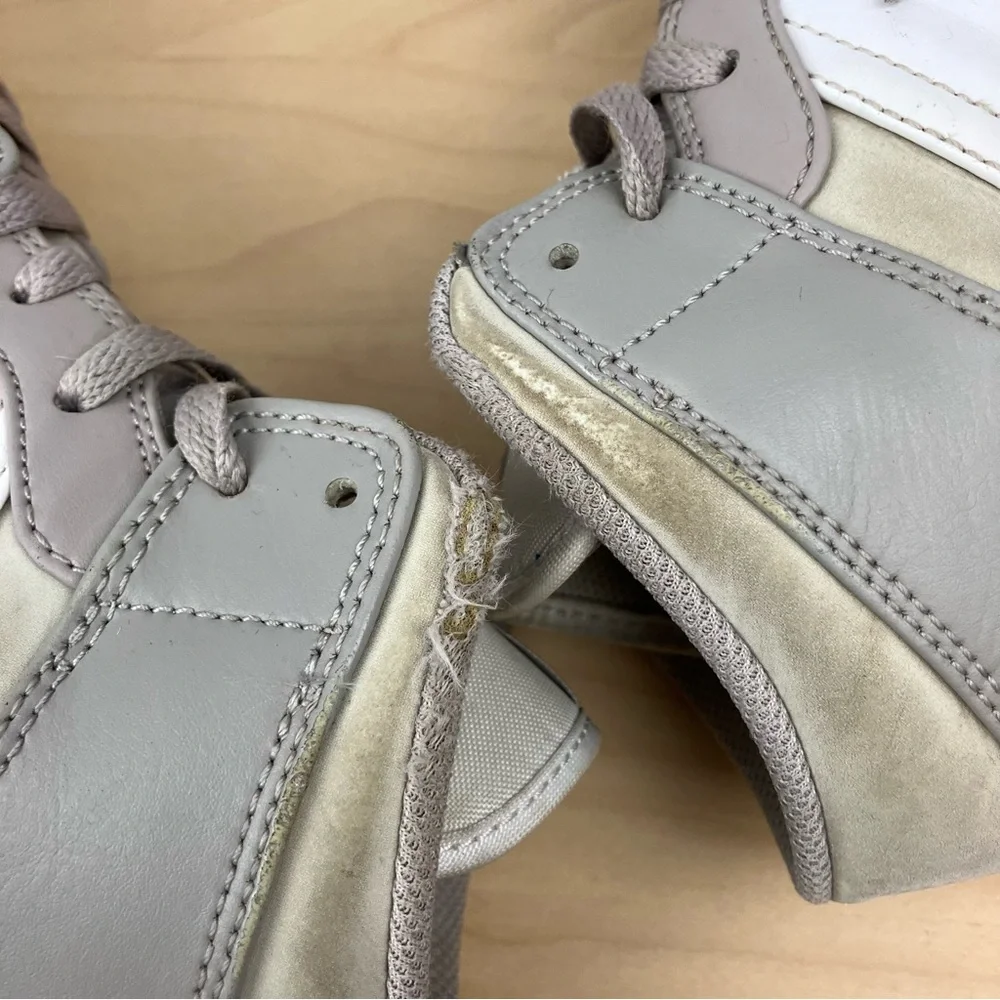 Nike Air Jordan Retro 1 Mid Men’s Size 8.0 College Gray Basketball Shoes Beaters - Picture 7 of 15